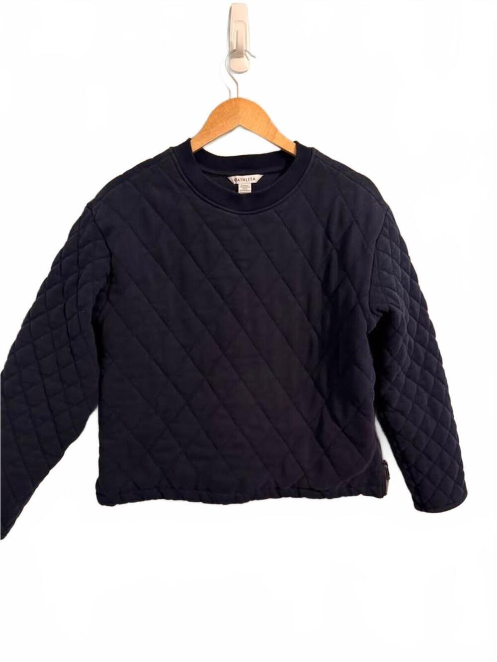 Women’s Quilted Athleta Sweatshirt Sz Small